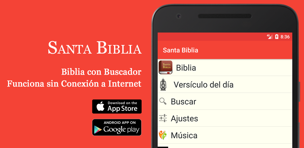 Santa Biblia para iPhone y Android